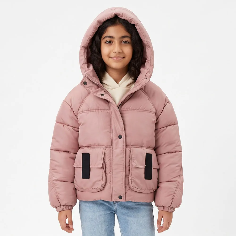 کاپشن باکسی دخترانه کالباسی