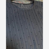 تیشرت نخی تک رنگ زنانه فری ساییز