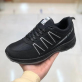 کفش سالامون مردانه تزریق مستقیم مشکی کتونی اسپرت روزمره پیاده روی