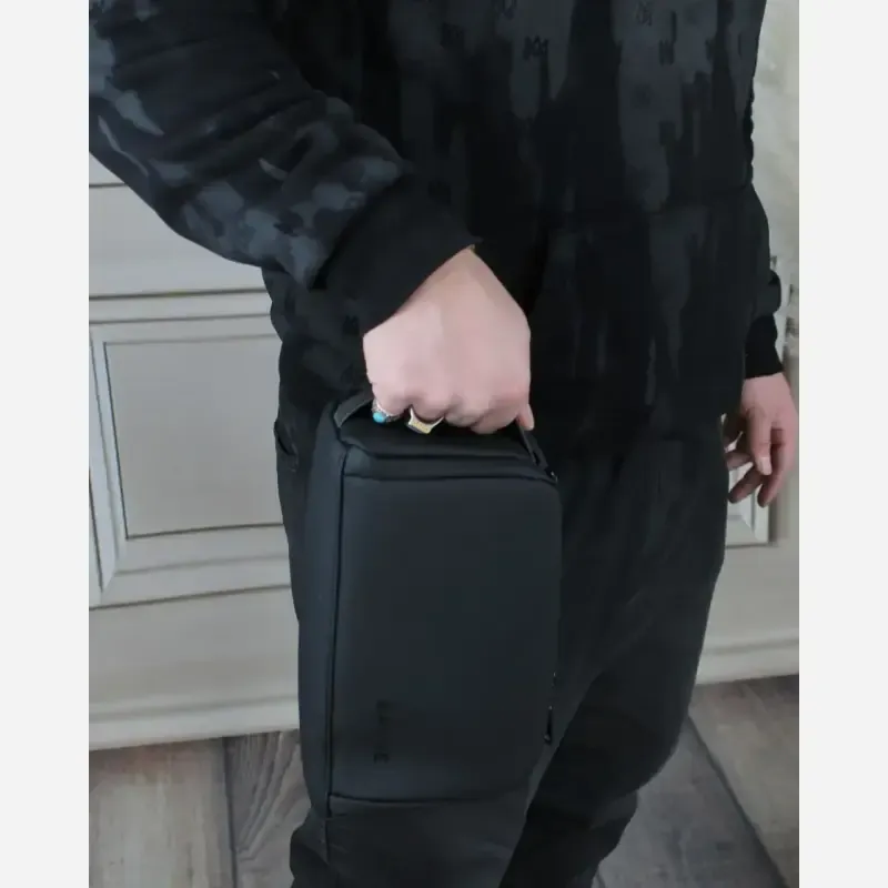 کیف مردانه پارچه ای اسپرت رسمی روزمره زیپ دار