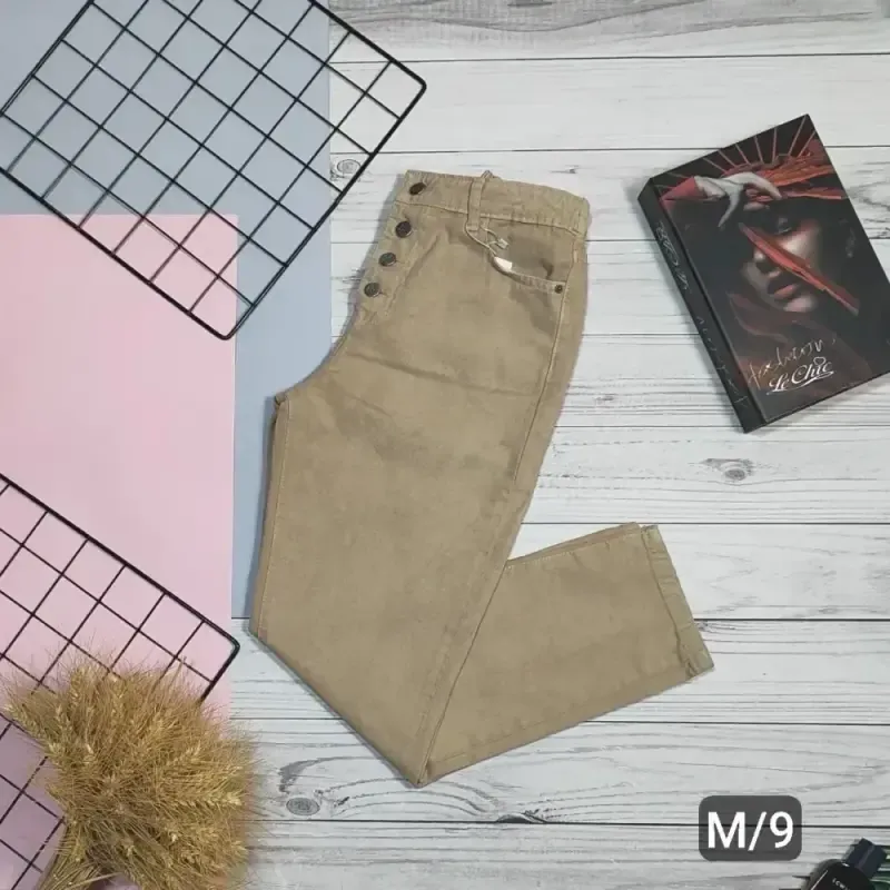 شلوار جین رنگی مام استایل ترک سایز 29 تا 31