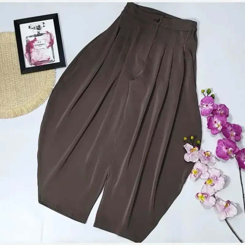 شلوار سنبادی ژاکارد ریزشی سایز 38 تا 48