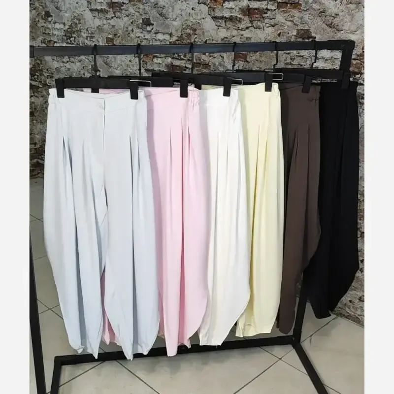 شلوار سنبادی ژاکارد ریزشی سایز 38 تا 48