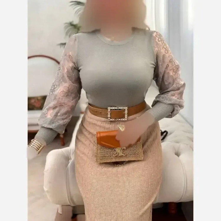 بلوز بافت گپ وارداتی زنانه فری سایز 38 تا 46 مدل شیده