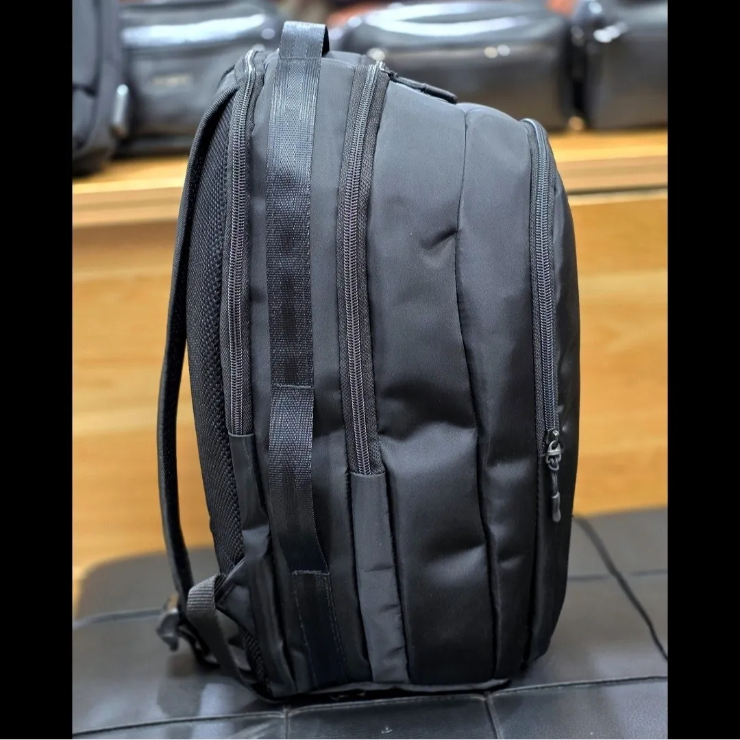 کوله پشتی ورزشی اسپرت پارچه ساتن خارجی 3 خونه جادار جای کتونی جیب قمقمه بند ضد تعریق زنانه مردانه