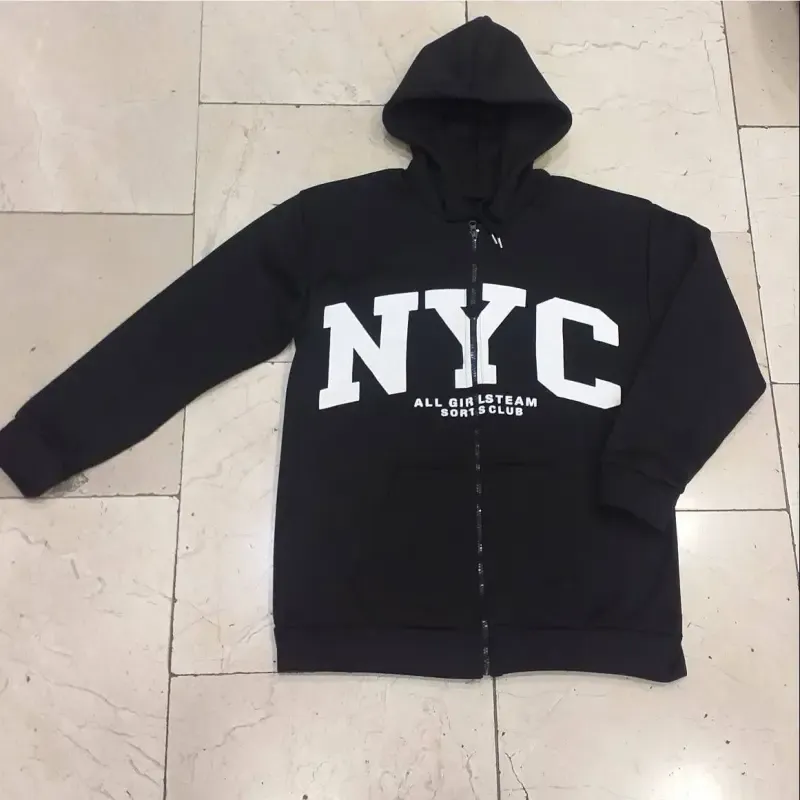 سویشرت زنانه NYC فلامنت داخل کرکی فری سایز