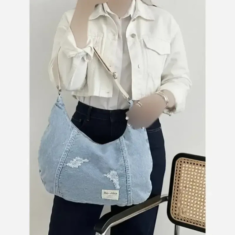 کیف دوشی جین سنگشور لی خارجی ابعاد 40 در 28 سانتی متر